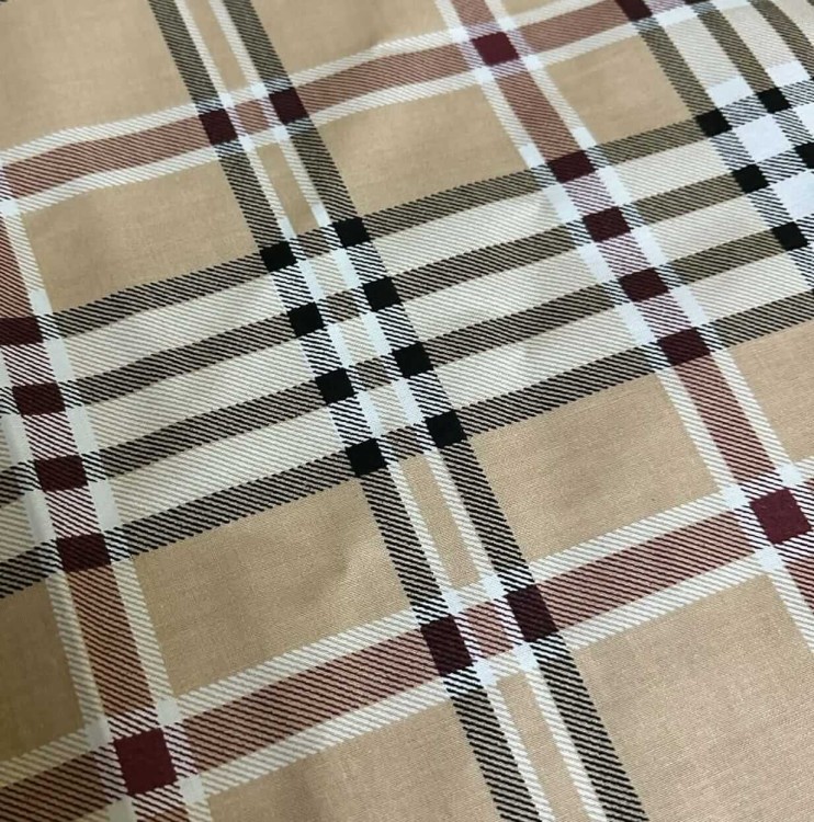 biało beżowa kratka