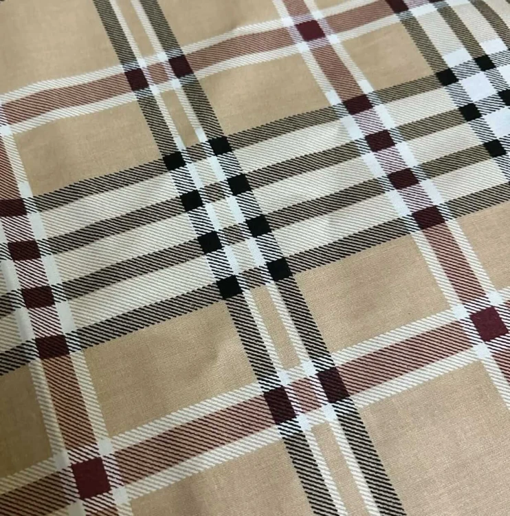 biało beżowa kratka