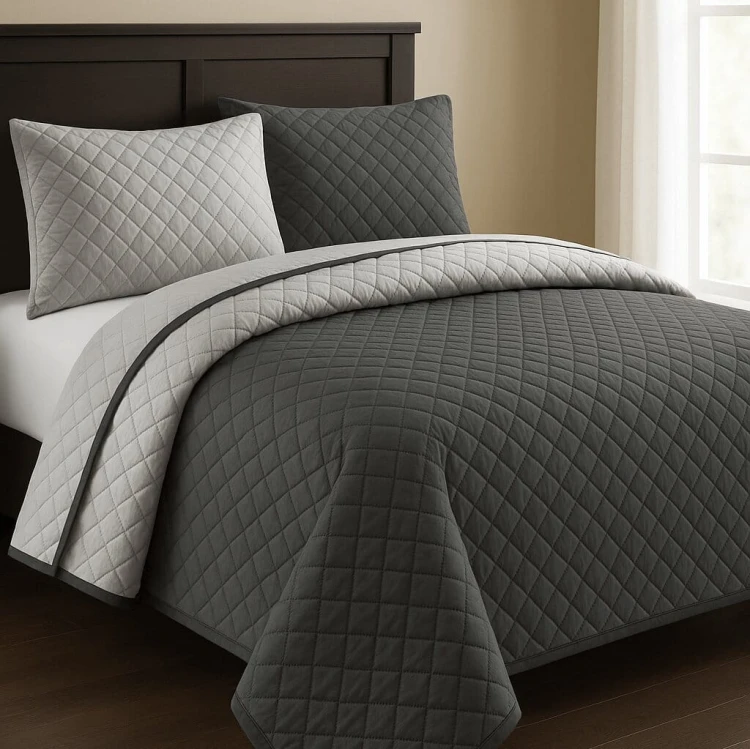 narzuta szary/grafit