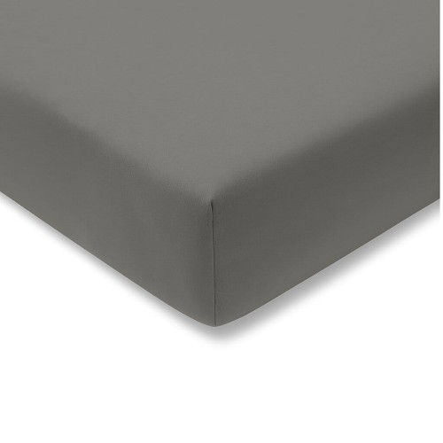 prześcieradło z gumką grafitowy