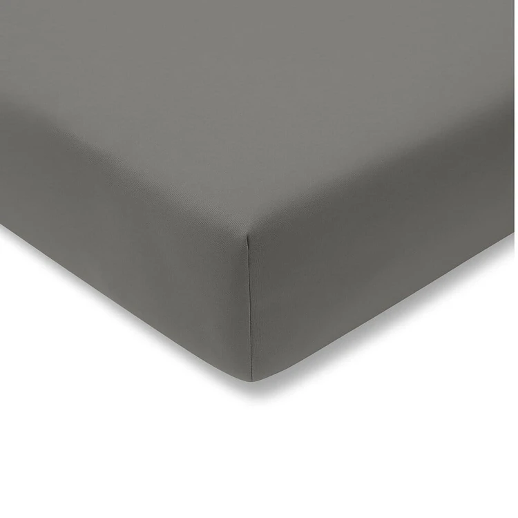 prześcieradło z gumką grafitowy