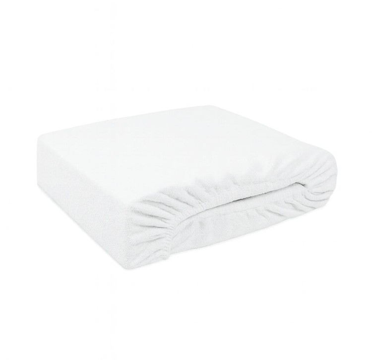 prześcieradło z gumką frotte