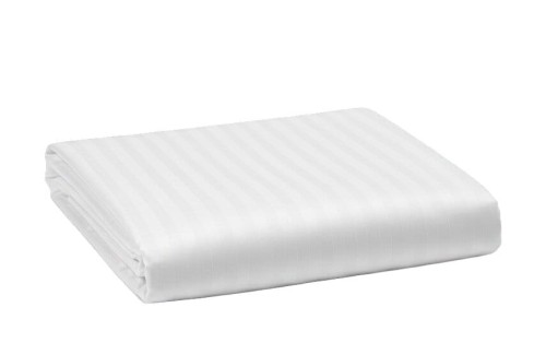 prześcieradło adamaszek białe