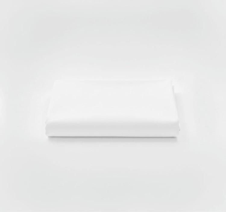 białe prześcieradło mikrofibra