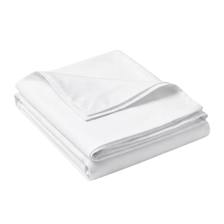 prześcieradło bawełna biała