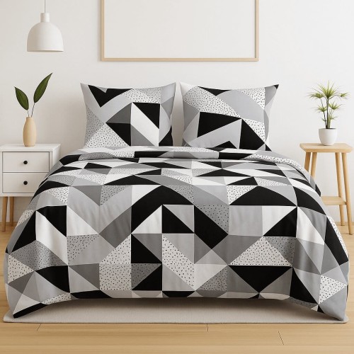 popielate trójkąty