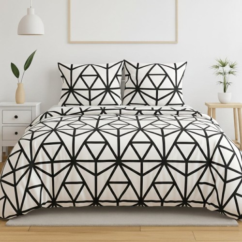 bialo czarna mozaika