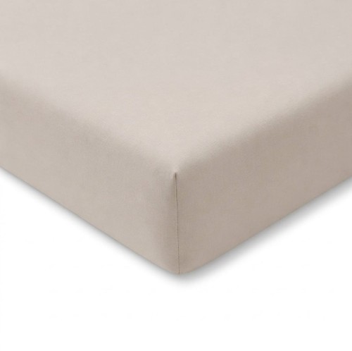 prześcieradło z gumką beżowy