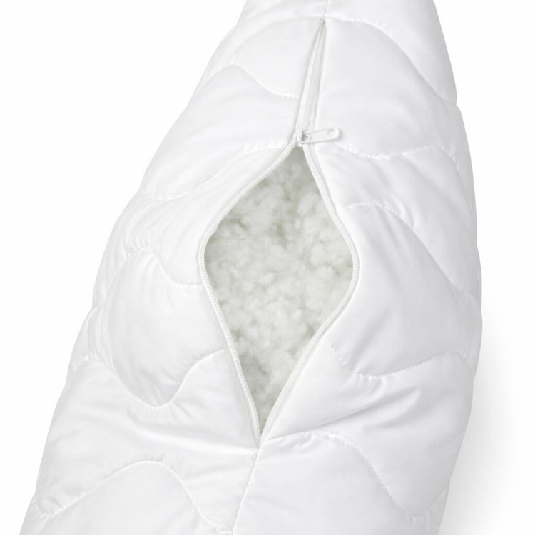 poduszka pikowana z suwakiem