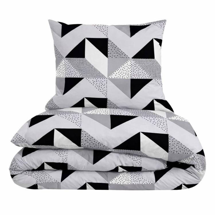 popielate trójkąty