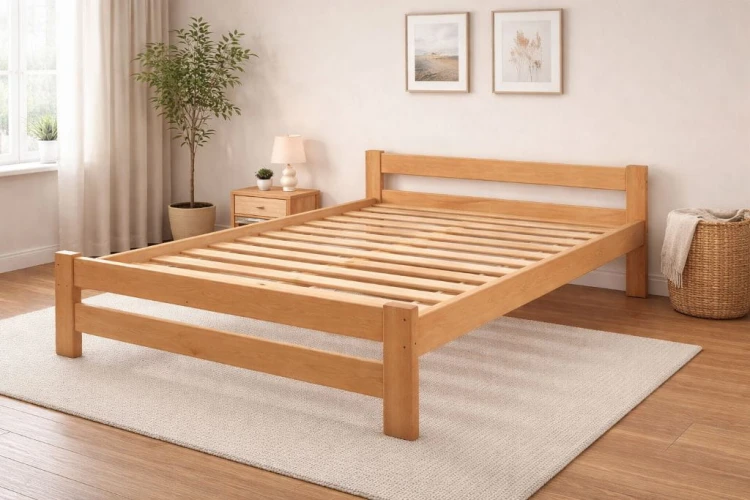 łóżko drewniane sosnowe