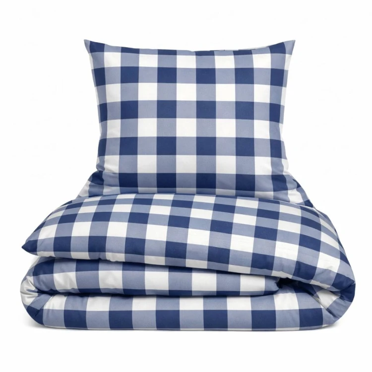 kratka niebiesko biała