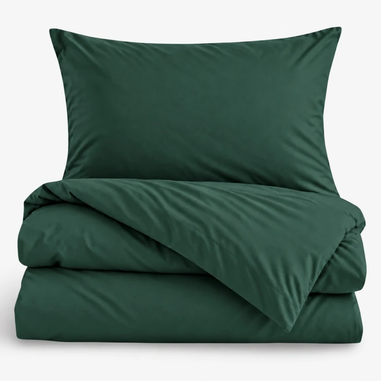 pościel satyna bawełniana vintage green
